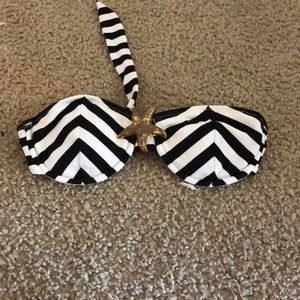 Strapless bandeau top